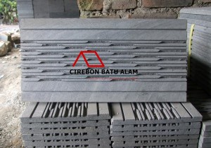 Batu Alam Andesit Alur Cacing Minimalis