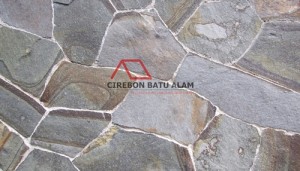 Dinding Batu Alam Templek acak salagedang